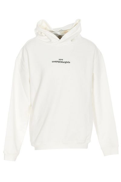 Maison Margiela Logo Embroidered Hoodie