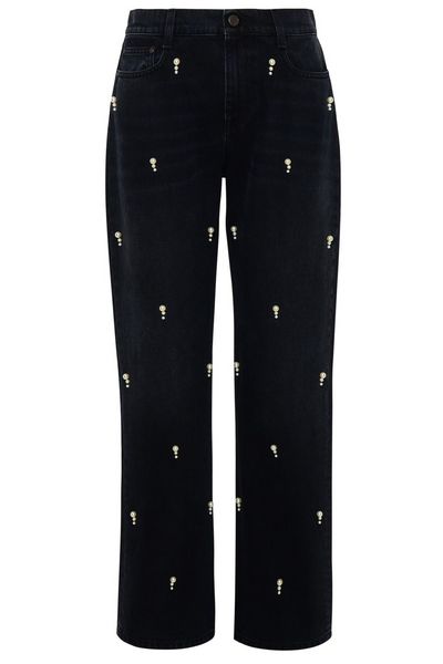 Stella McCartney Embellished Straight-Leg Jeans