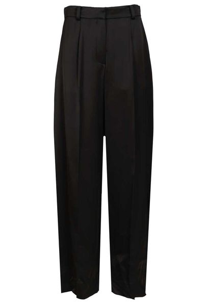 Totême Wide-Leg Pleated Trousers