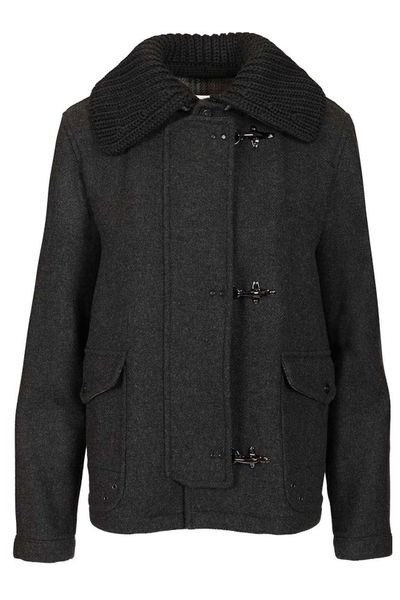 Fay 3-Hook Wool Coat