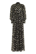 Alberta Ferretti Checked Maxi Dress