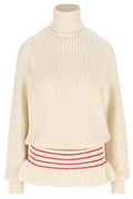 Chloé Oversized Logo Turtleneck Sweater