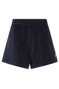 Moncler Logo Patch High Waist Shorts