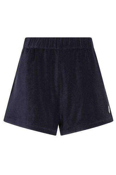Moncler Logo Patch High Waist Shorts