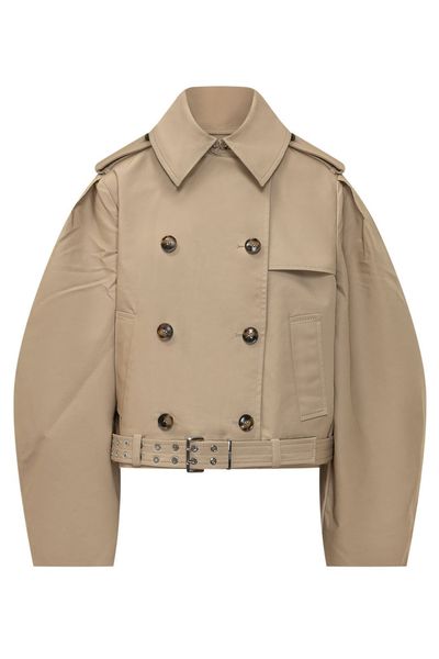 Ganni Double-Breasted Belted Jacket
