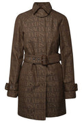 Versace Long-Sleeved Belted Coat