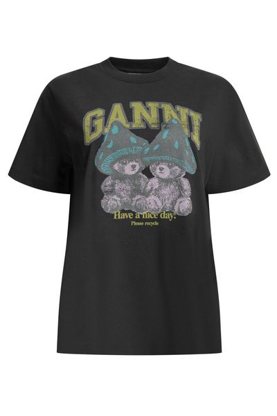 Ganni Teddy Mushrooms Graphic T-Shirt
