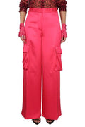 Versace High-Waisted Wide-Leg Cargo Pants