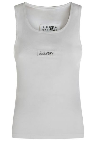 MM6 Maison Margiela Plaque Sleeveless Tank Top