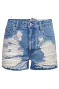 MM6 Maison Margiela Denim Distressed Shorts