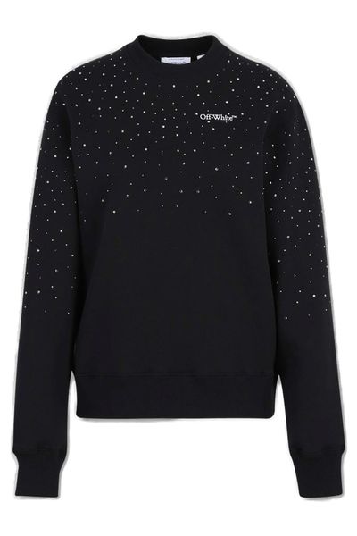 Off-White Embellished Crewneck Sweatshirt