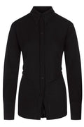 Alexander McQueen T-Bar Chain Gathered Fitted Shirt