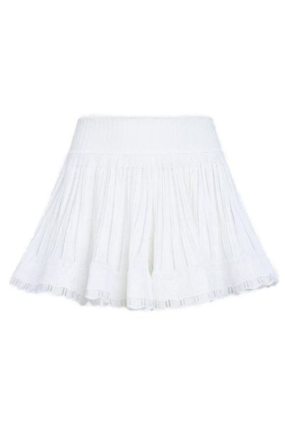 Alaïa Shiny Crinoline Shorts