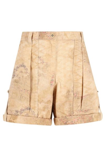 Isabel Marant Calissy Pleated Bermuda Shorts