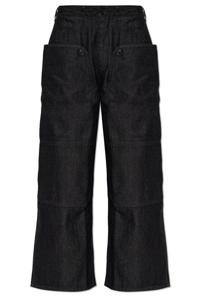 Y-3 Wide-Leg Utility Jeans