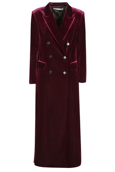 Blanca Vita Long Double-Breasted Coat