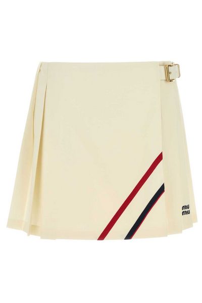 Miu Miu Pleated Mini Skirt