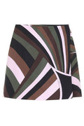 PUCCI Iride Print Satin Skirt
