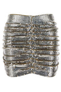 Dsquared2 Ruched Sequinned Mini Skirt