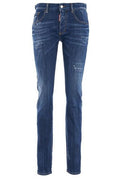 Dsquared2 24/7 Low-Rise Distressed Skinny Jeans