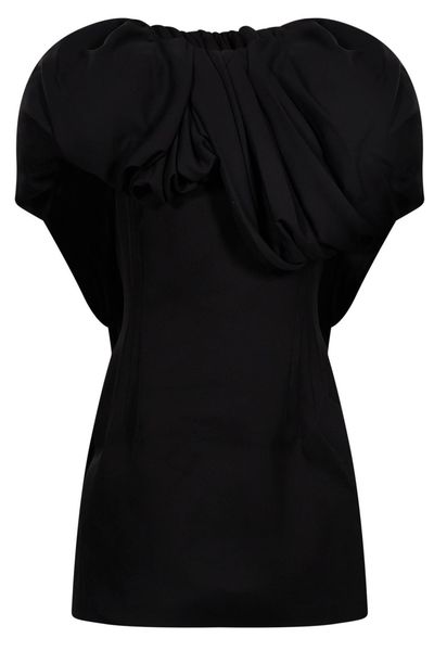 Magda Butrym Magda Burtym Puff Collar Mini Dress