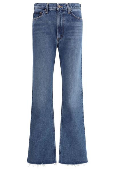 AGOLDE Leena Frayed Hem Jeans