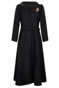 Roland Mouret Flower Brooch Boucle Coat