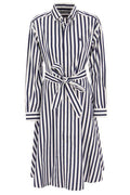 Polo Ralph Lauren Striped Tie-Waisted Shirt Dress