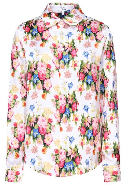 Loewe Floral-Printed Button-Up Shirt