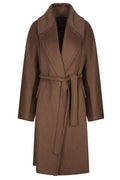 Max Mara Atelier Attuale Belted Long-Sleeved Coat