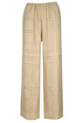 Totême Monogram Detailed Straight-Leg Pants
