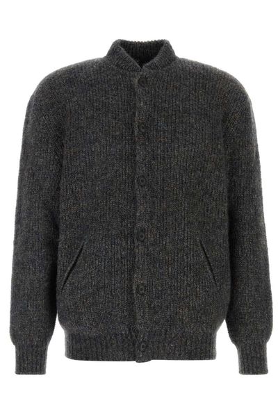 Giorgio Armani Ribbed Knit Cardigan