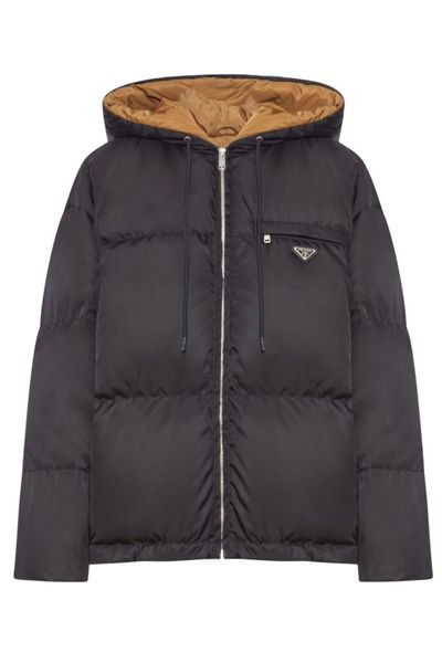 Prada Zip-Up Hooded Jacket