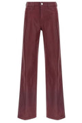 L'Agence Clayton Coated Wide-Leg Jeans