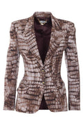 Elisabetta Franchi Printed Crêpe Jacket