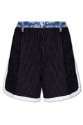 Dsquared2 Pleated Contrast Trim Shorts
