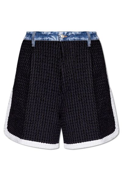 Dsquared2 Pleated Contrast Trim Shorts
