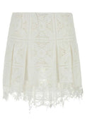 Loewe Distressed Pleated Mini Skirt