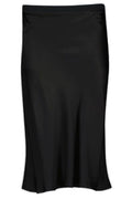 AMI Satin-Effect Midi Skirt