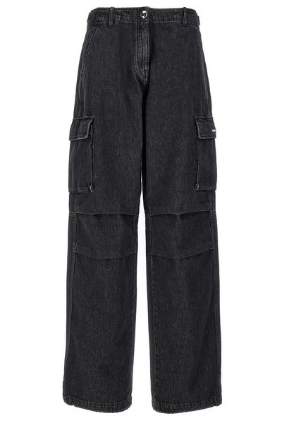Coperni Denim Wide Leg Cargo Jeans