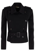 Saint Laurent Double-Breasted Officer's Jacket