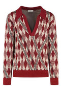 Dries Van Noten Long-Sleeved V-Neck Jumper