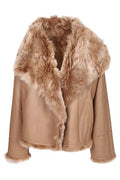 Yves Salomon Cropped Shearling Jacket