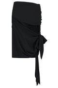 The Attico Draped Midi Skirt