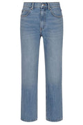 Alexander Wang High-Waist Cropped Jeans