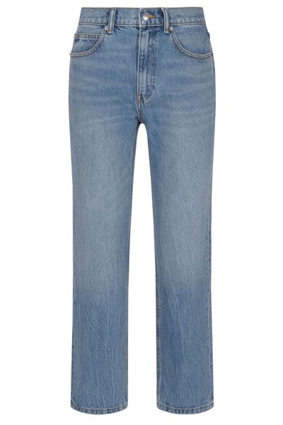 Alexander Wang High-Waist Cropped Jeans