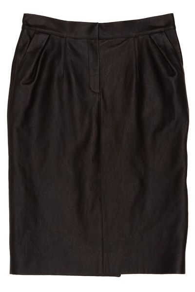 Magda Butrym Leather Pencil Skirt