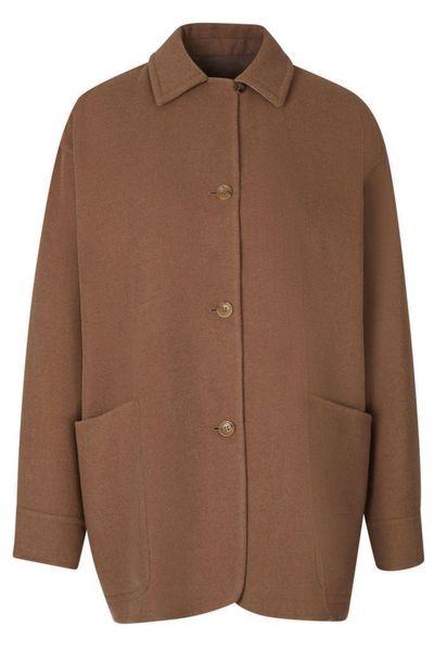 Max Mara Collared Button-Up Coat