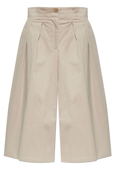 Emporio Armani Pleated Wide-Leg Shorts