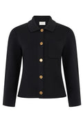 Saint Laurent Button-Up Polo Cardigan